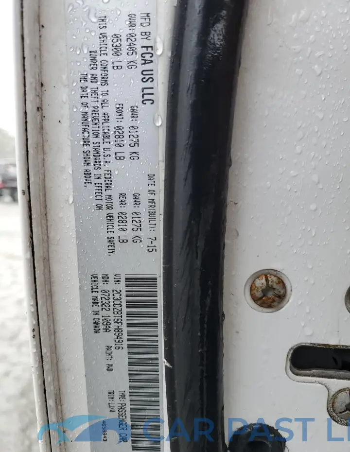 2C3CDZBT6FH894916# 13