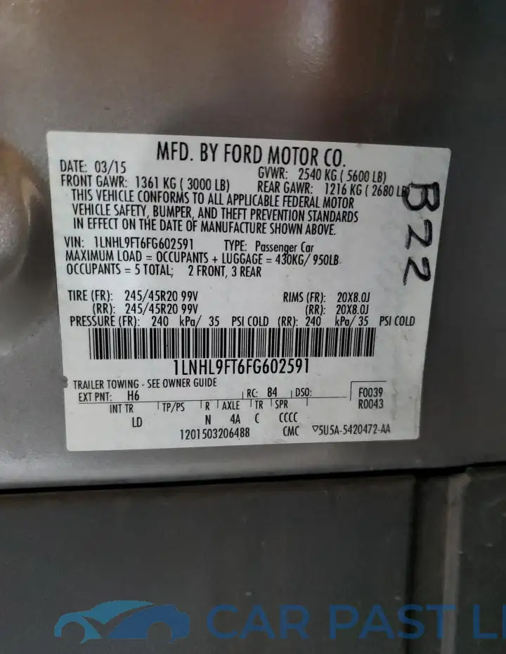 1LNHL9FT6FG602591# 12