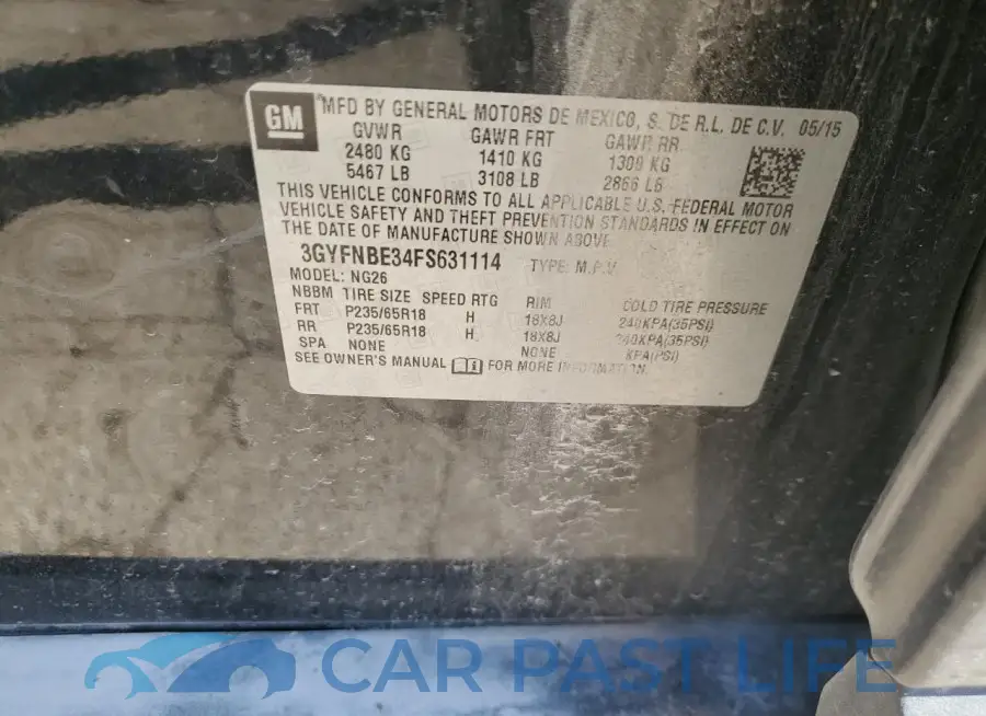 3GYFNBE34FS631114# 13