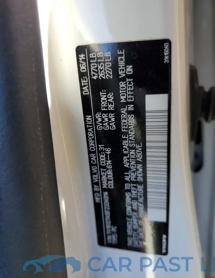 YV1612TK6F2334914# 12