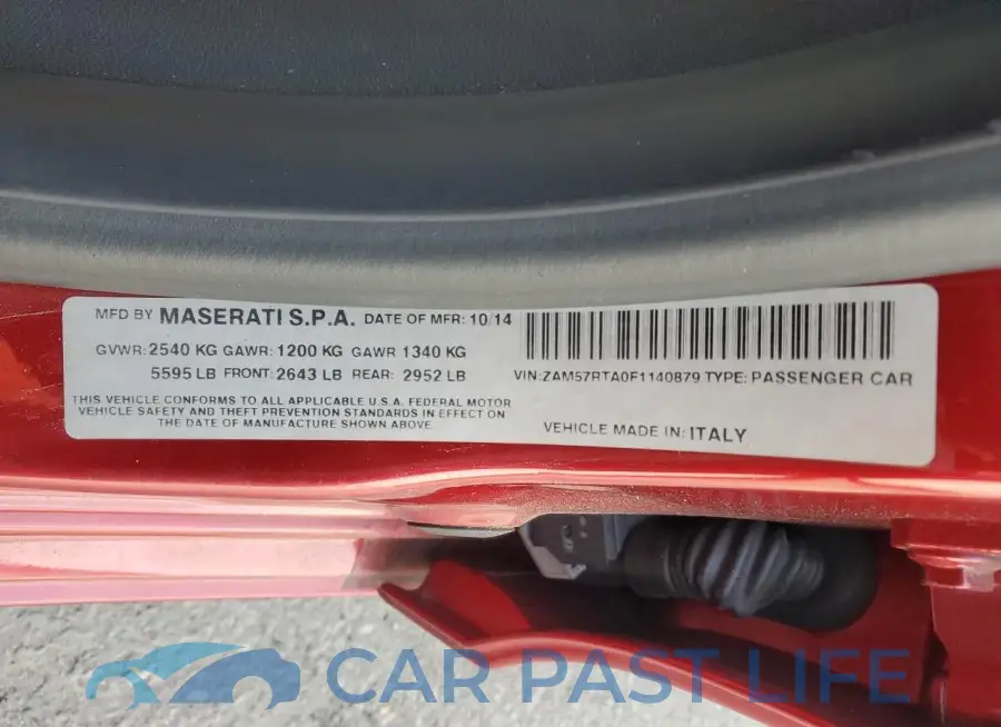 ZAM57RTA0F1140879# 12