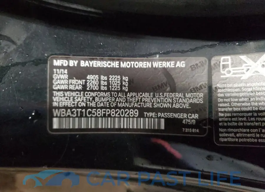 WBA3T1C58FP820289# 13
