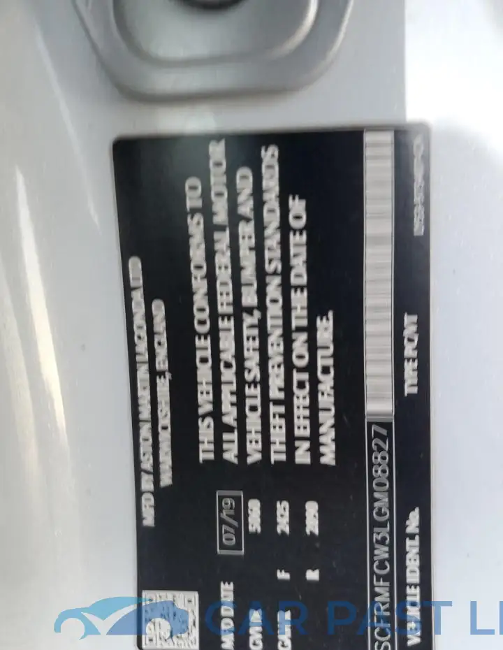 SCFRMFCW3LGM08827# 12