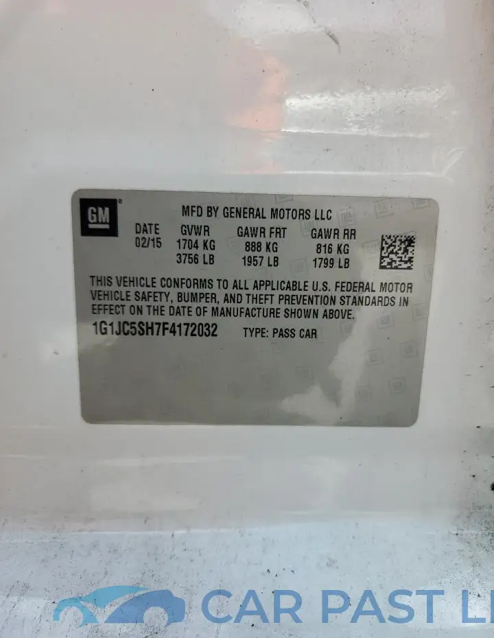1G1JC5SH7F4172032# 12