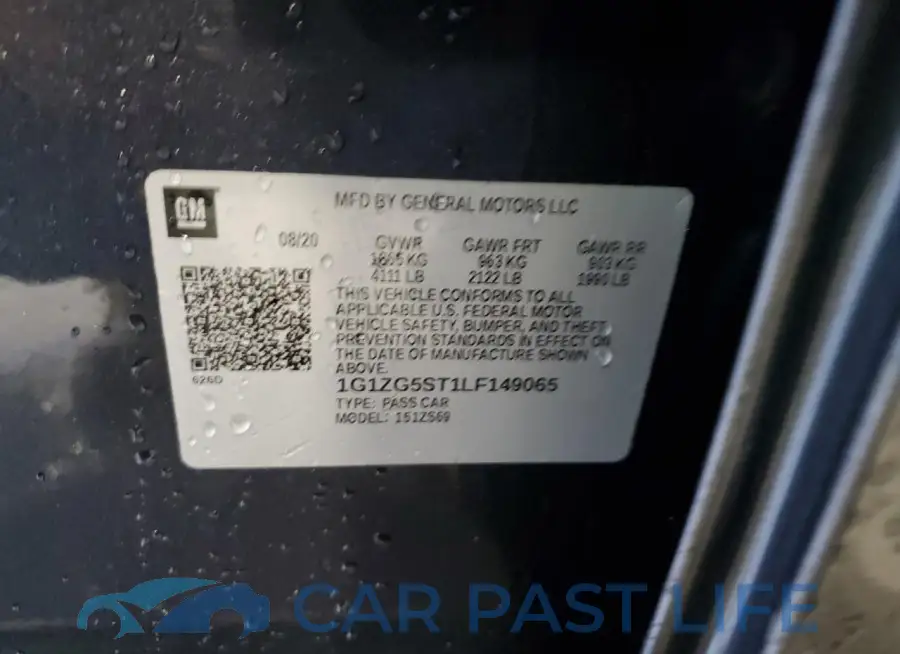 1G1ZG5ST1LF149065# 12