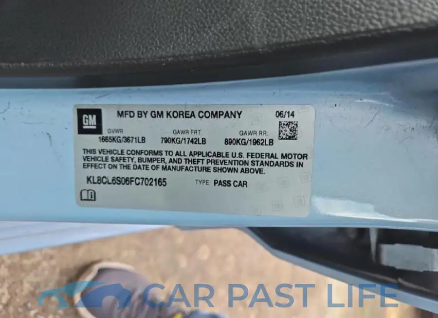KL8CL6S06FC702165# 10