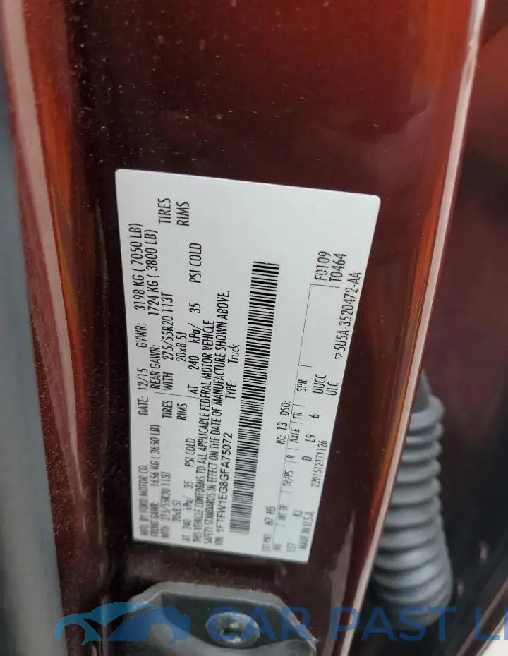 1FTFW1EG8GFA75072# 13