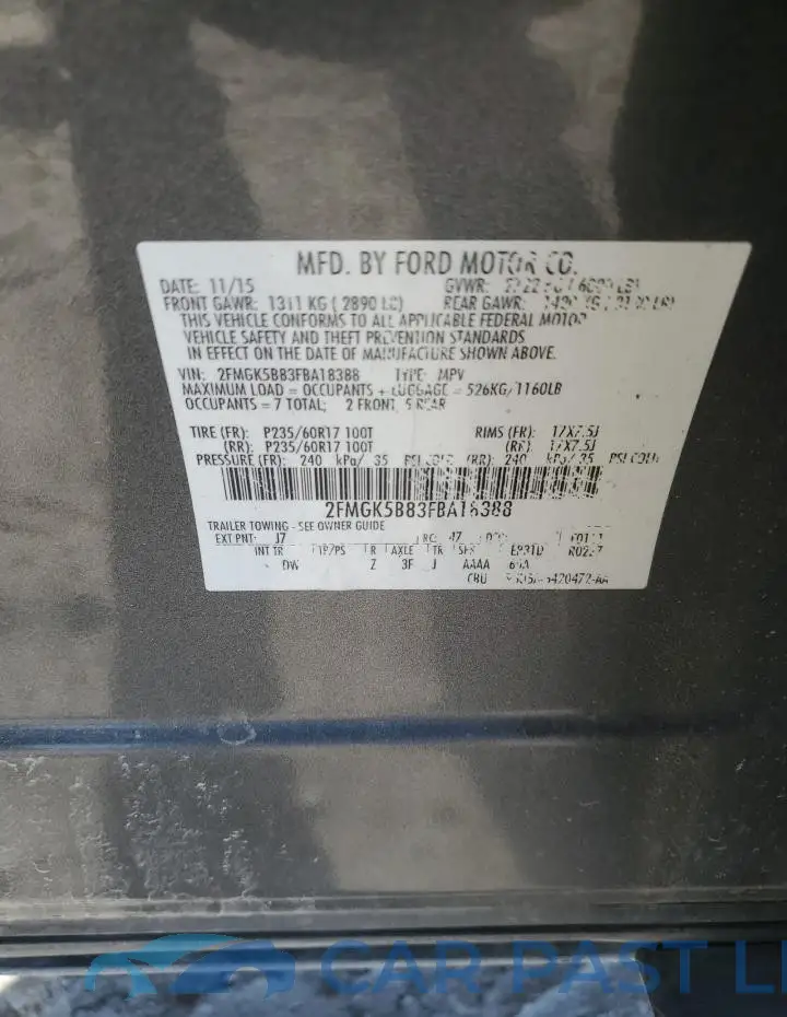 2FMGK5B83FBA18388# 13