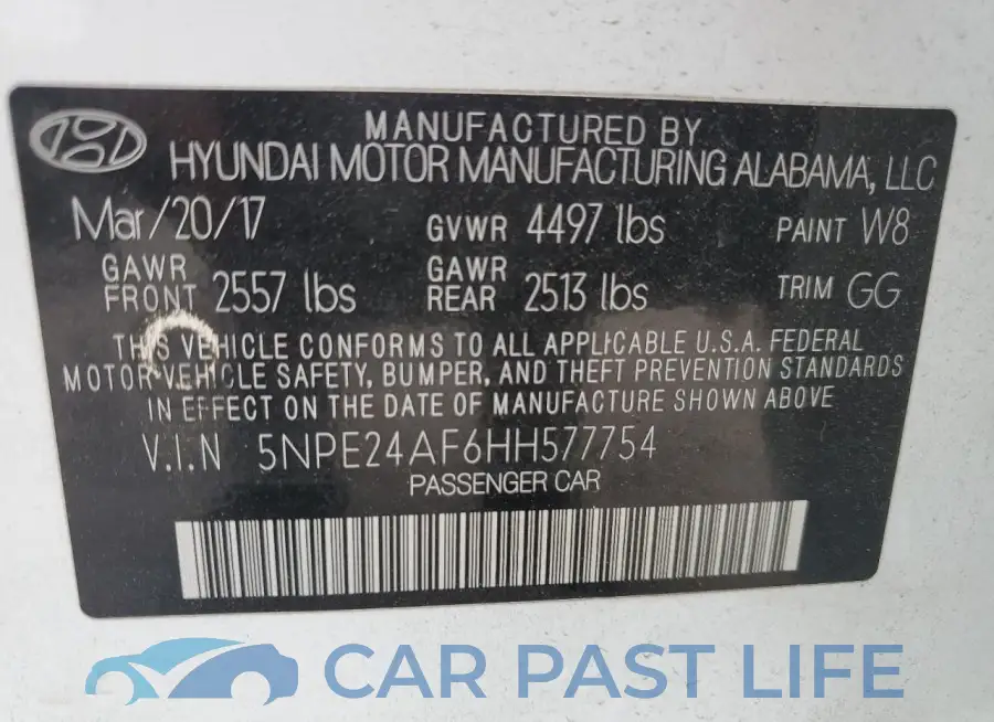5NPE24AF6HH577754# 13