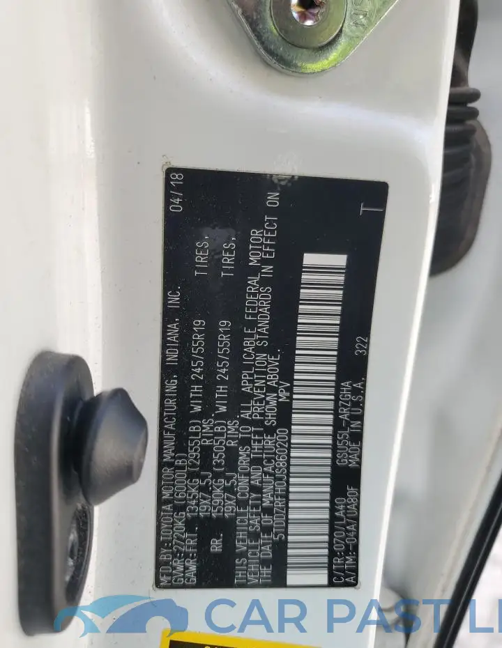 5TDDZRFH0JS860200# 13