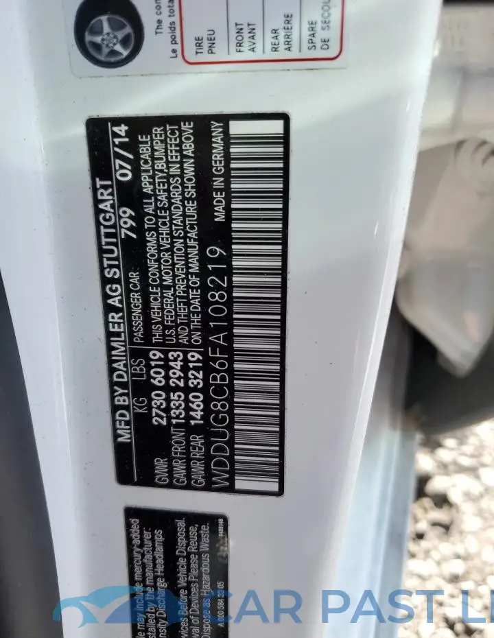 WDDUG8CB6FA108219# 13