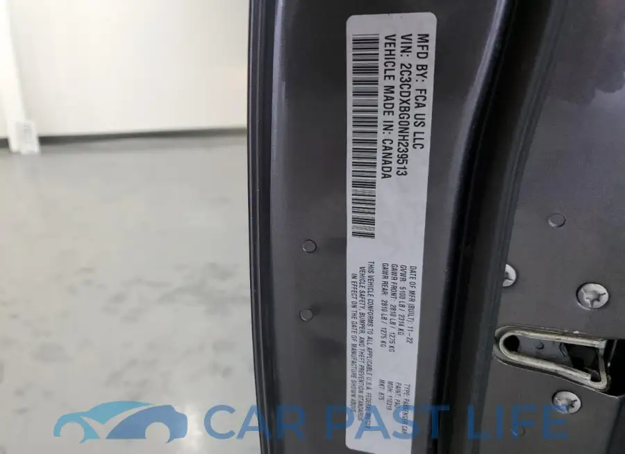 2C3CDXBG0NH239513# 13