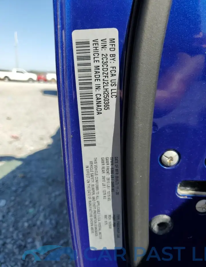2C3CDZFJ2LH250365# 12