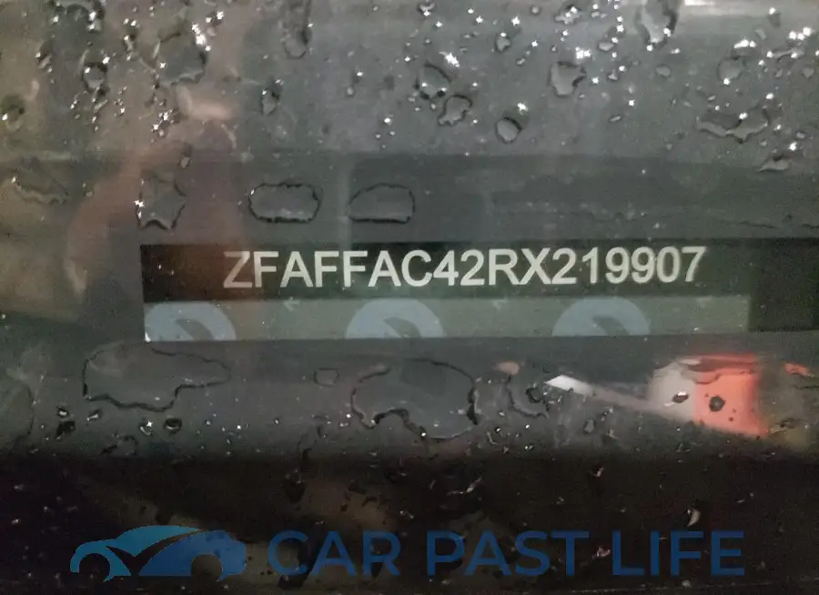 ZFAFFAC42RX219907# 12
