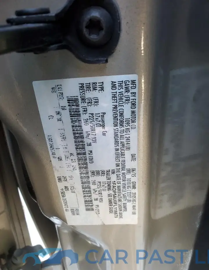 1FADP5AU0FL118879# 14