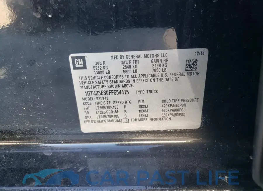 1GT423E80FF554415# 12