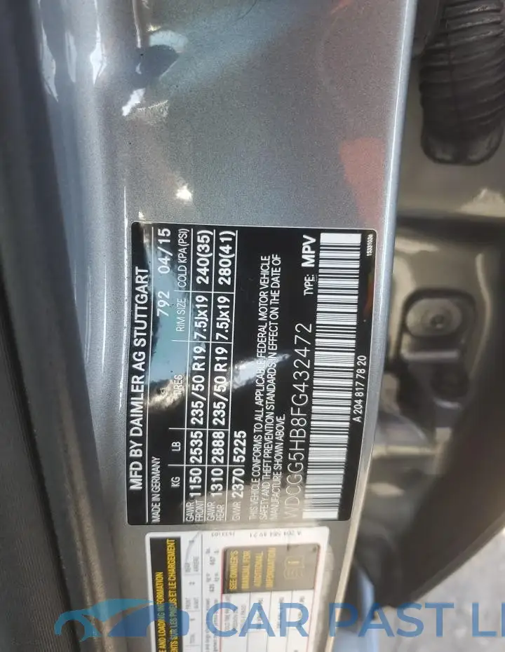 WDCGG5HB8FG432472# 13