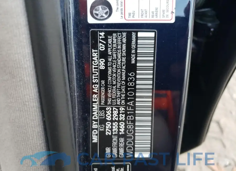 WDDUG8FB1FA101836# 12