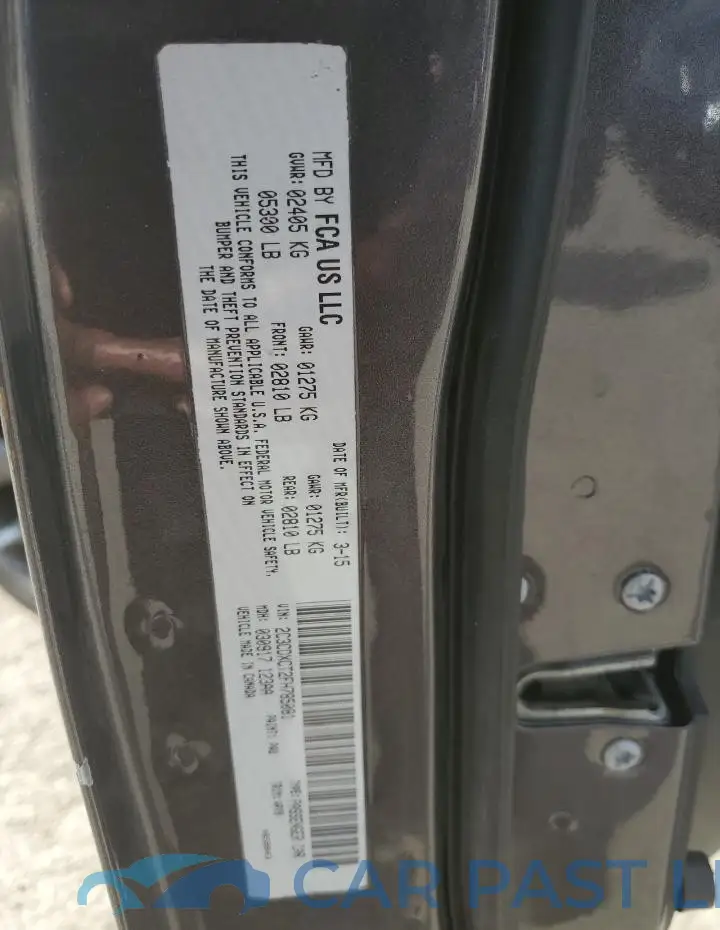 2C3CDXCT2FH785081# 12