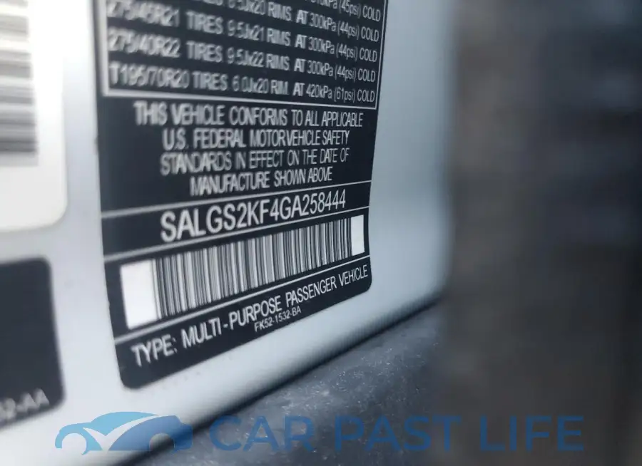SALGS2KF4GA258444# 13