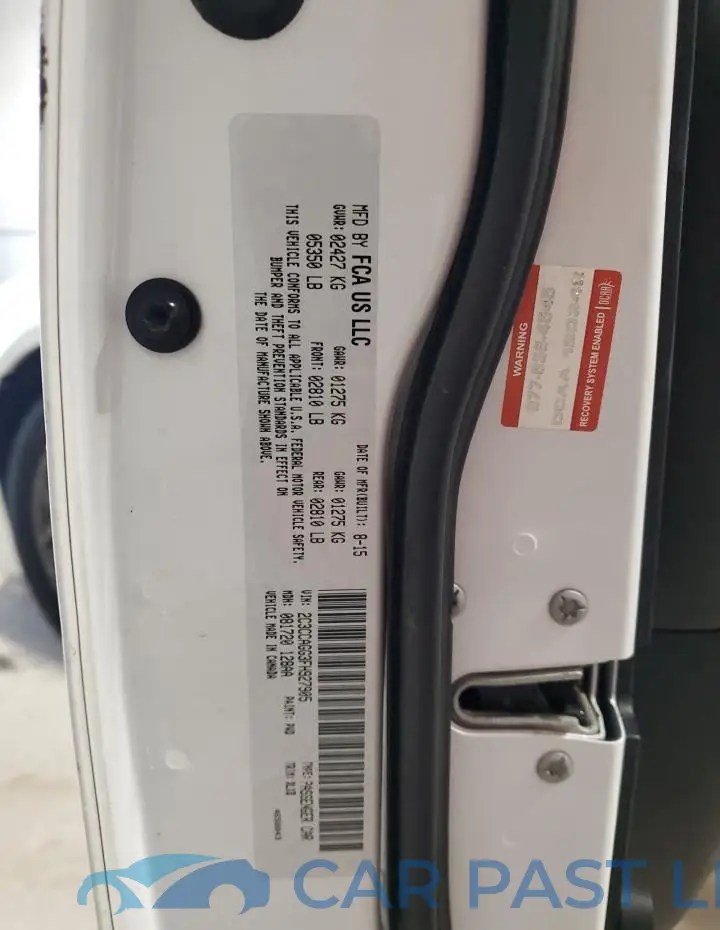 2C3CCAGG3FH927905# 12