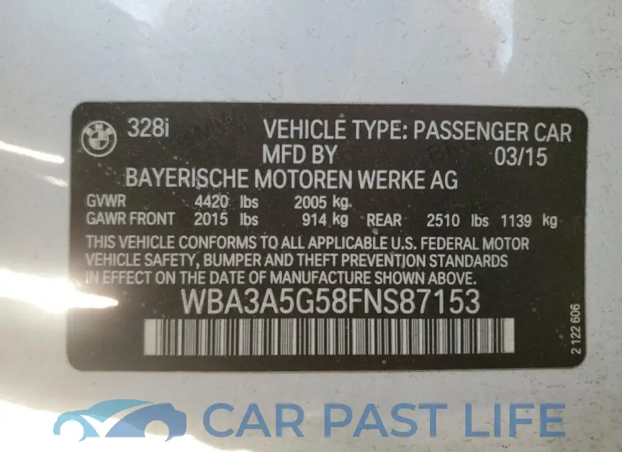WBA3A5G58FNS87153# 13