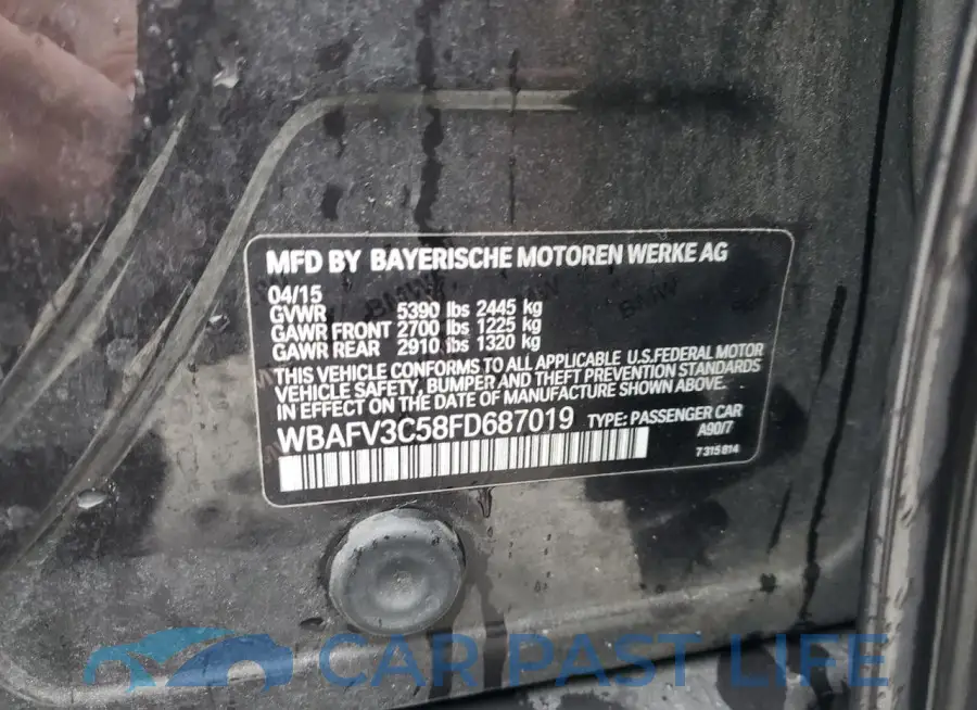 WBAFV3C58FD687019# 12