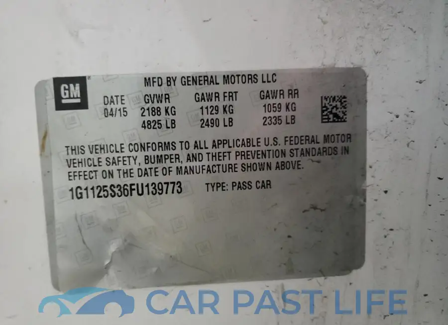1G1125S36FU139773# 13