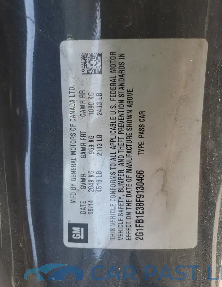 2G1FB1E38F9130466# 12