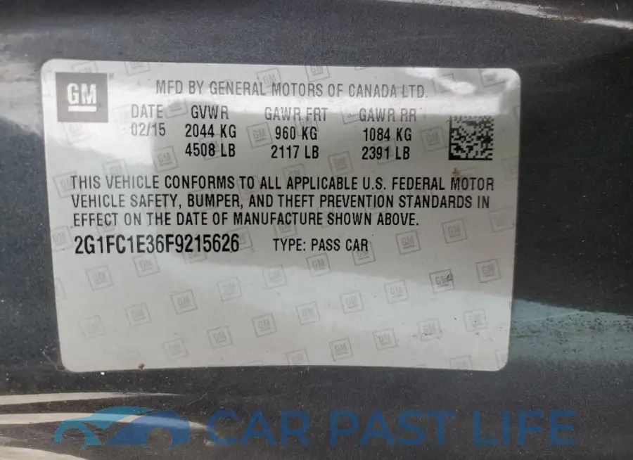 2G1FC1E36F9215626# 13