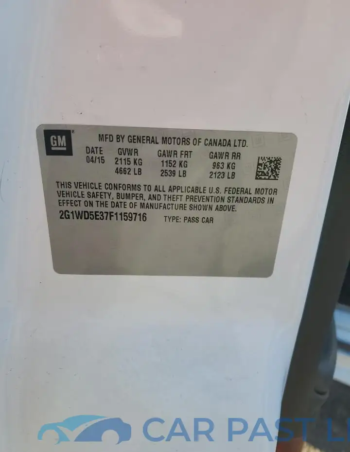 2G1WD5E37F1159716# 12