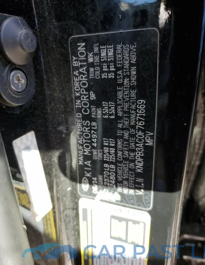 KNDPB3AC0F7671669# 13
