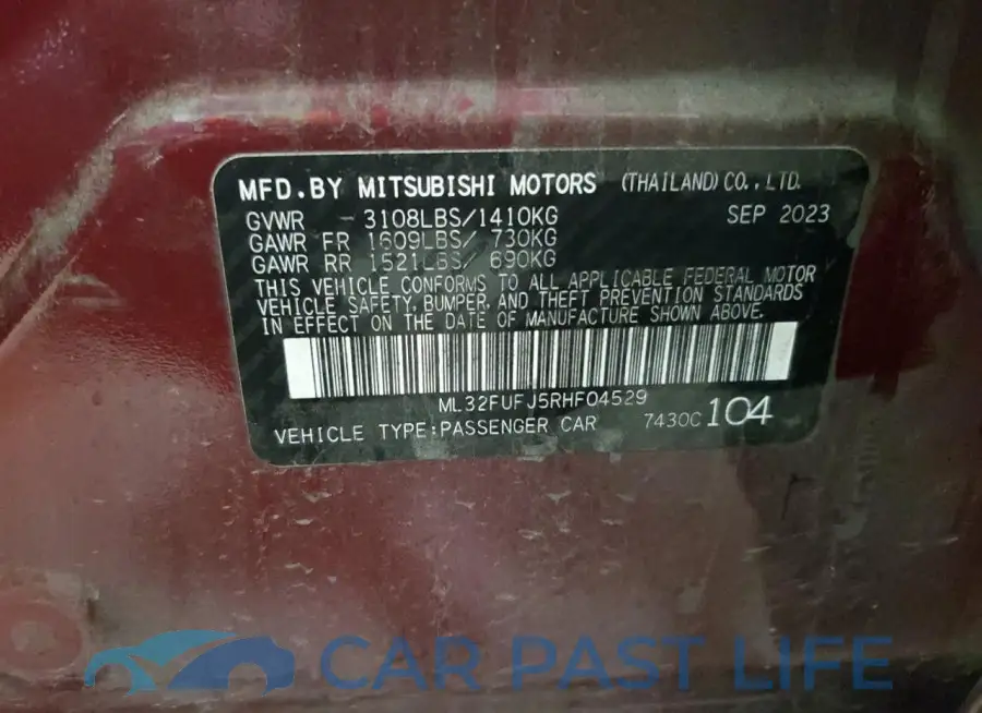 ML32FUFJ5RHF04529# 12