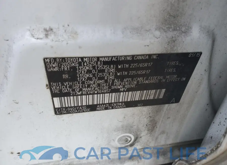 2T3WFREV4FW164857# 13