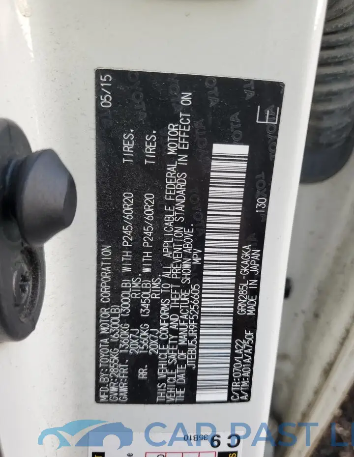 JTEBU5JR9F5256605# 13