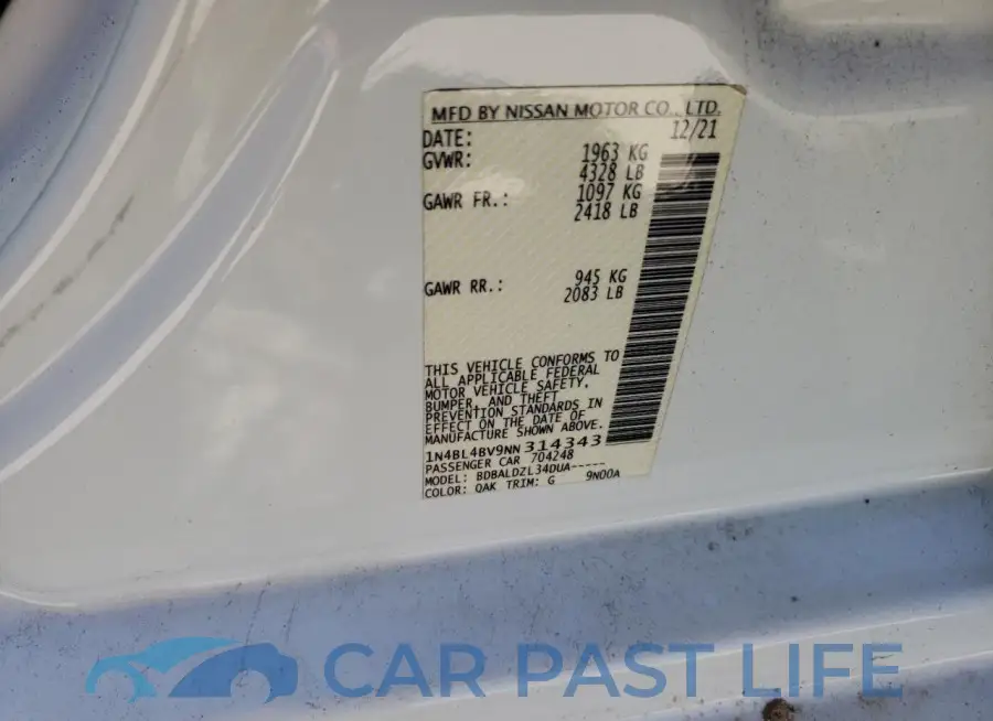 1N4BL4BV9NN314343# 12