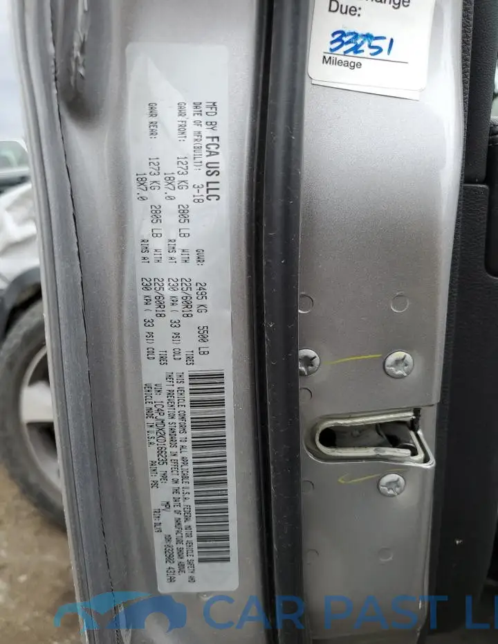 1C4PJMDX2KD166235# 13