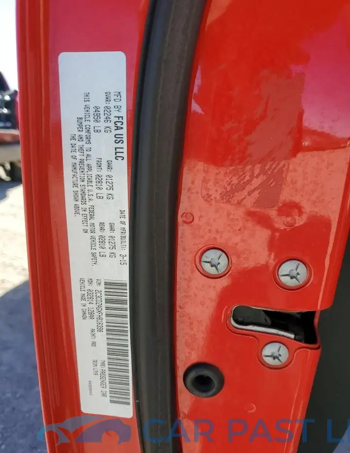 2C3CDZAGXFH816398# 12