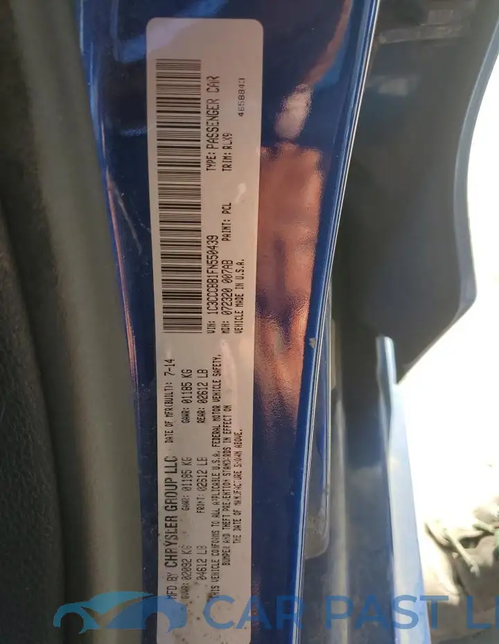 1C3CCCBB1FN550439# 12