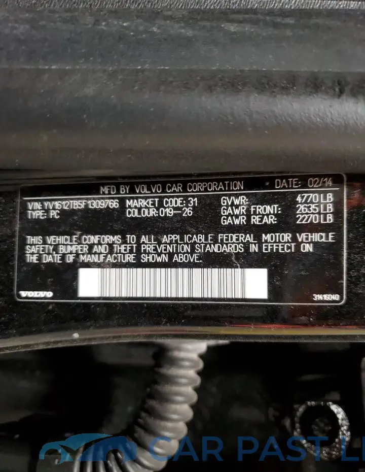 YV1612TB5F1309766# 12