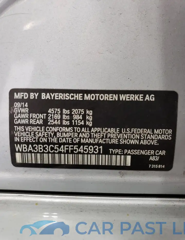 WBA3B3C54FF545931# 13