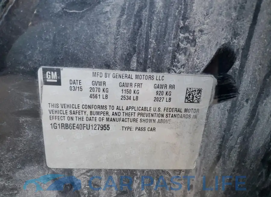 1G1RB6E40FU127955# 12