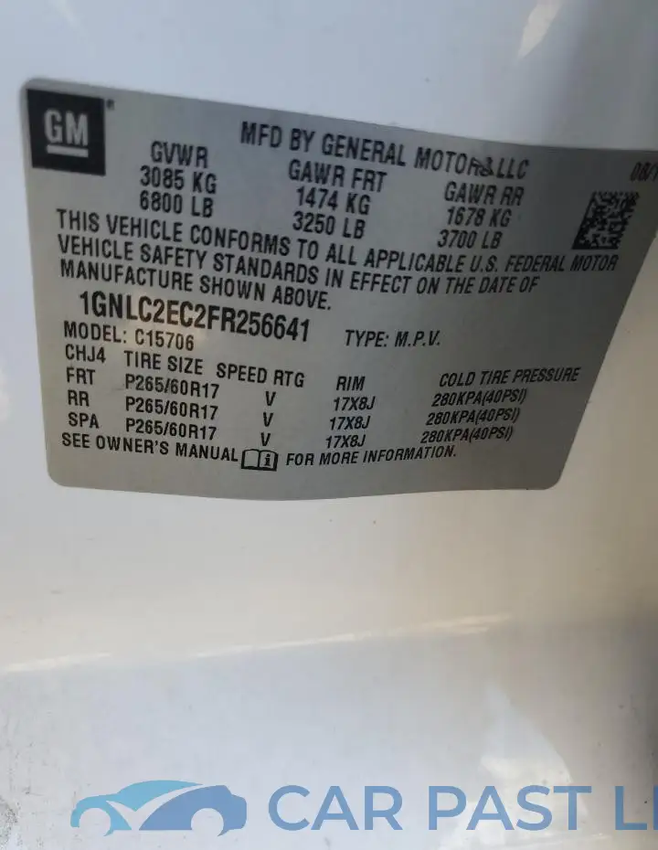 1GNLC2EC2FR256641# 13