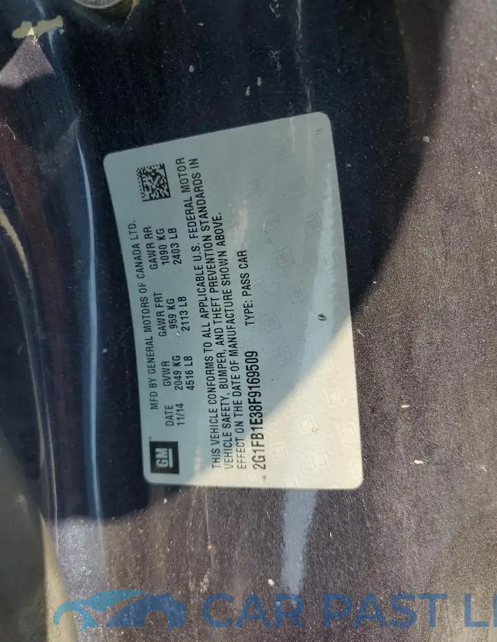 2G1FB1E38F9169509# 13