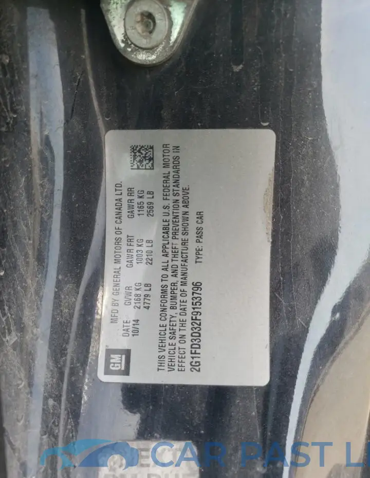 2G1FD3D32F9153796# 12
