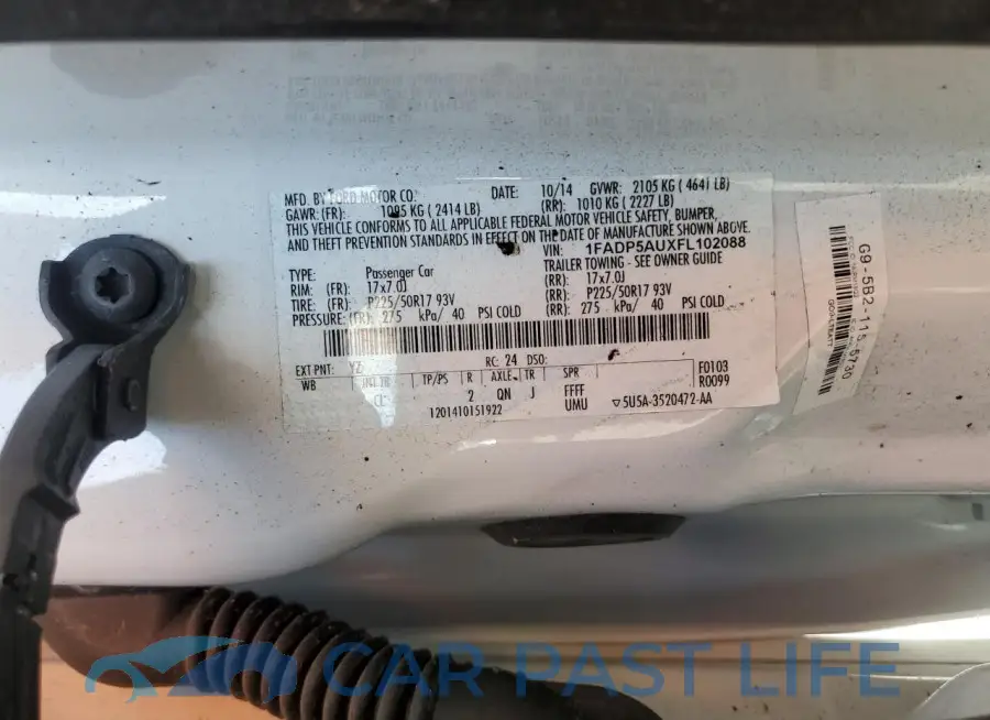 1FADP5AUXFL102088# 12