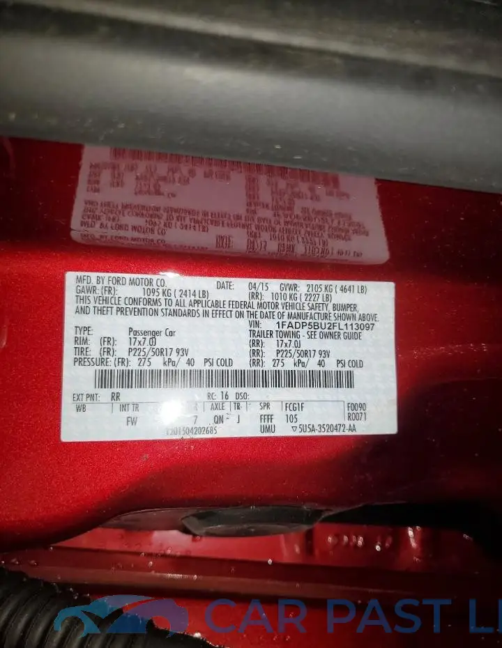 1FADP5BU2FL113097# 14