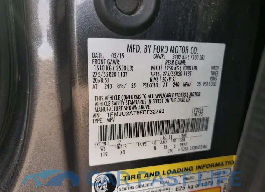 1FMJU2AT6FEF32762# 13