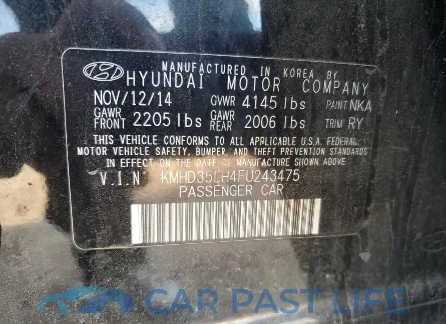 KMHD35LH4FU243475# 13