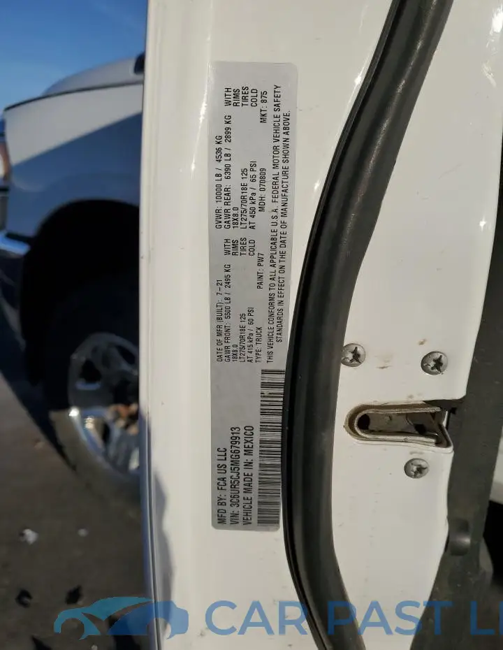 3C6UR5CJ5MG679913# 12